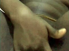 Ebony Babe's Detailed Solo Masturbation Featuring Big Ass and Homemade Vibes