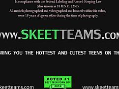 Busty teen enjoys rough doggystyle sex