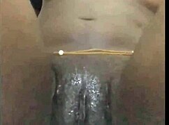 Ebony Babe's Detailed Solo Masturbation Featuring Big Ass and Homemade Vibes