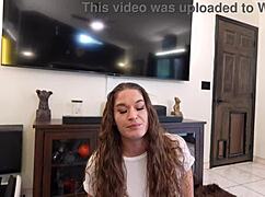 Blackmailing Step-Sister Kendra Heart with Virtual JOI After Theft