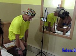 intense backstage gangbang with ariella ferraz banging hard