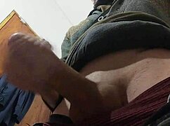 Masturbating in the bathroom while it rains