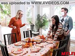 Close Family Celebrates With Dinner