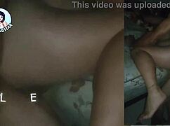 Oh, fucking the naughty wife from behind right on the bed edge!