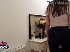 naughty college student getting spanked