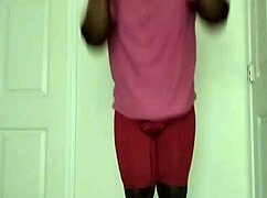 bodybuilder shows off chest and abdominal muscles