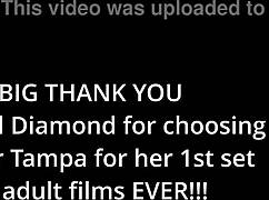 i earn cash by humiliating a teen in latex backstage, spreading her natural tits close up