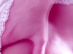 Crimson and Clover lady gives sensual blowjob, handjob, and swallow with cumshot