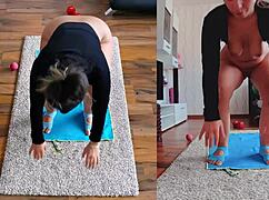 Naughty And Naked Dual Cam Yoga Will Make Your Heart Race