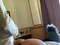 a sexy snowboarder fucks a guy in pov style