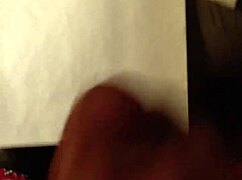 Nine inch dick masturbating leads to cumshot