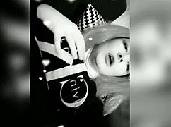 Shemale Takes Huge Dildo in Ass