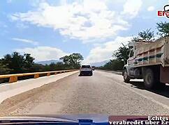 The German Tourist Gets A Blowjob From A Mexican Slut On Vacation