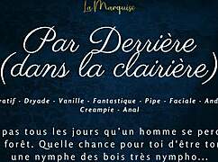 par derrière dans la clairière - french audio anal nymphe