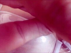 latex and rubber crush my boobs medical gloves for an exam and