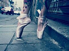 i'm obsessed with this sexy fetish ballerina deepthroating and licking my feet