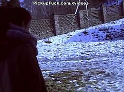 Real Facial For A Sexy Snowboard Babe Scene 2