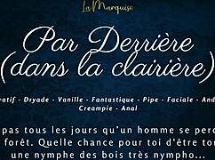 par derrière dans la clairière - french audio anal nymphe