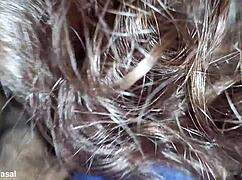 Friend enjoys car activity