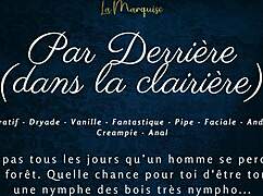 par derrière dans la clairière - french audio anal nymphe