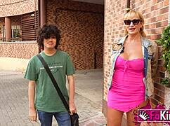 Victoria vera craves young cock, takes fat one