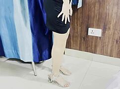 Beautiful girl passionately fucks her office friend in a detailed workplace encounter