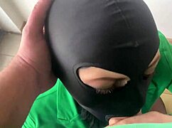 a real slut is happy when her husband leaves home and she can fuck her husbands friend