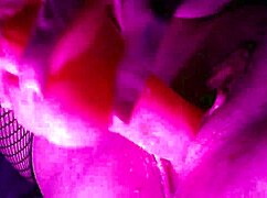 I squirt on my pink dildo.