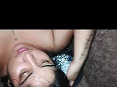 horny slut left alone gets anal from padrino