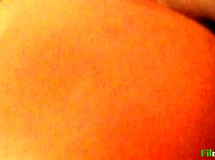 Big-assed woman dresses in lingerie, lover masturbates her to orgasm