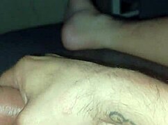 He jerks off his cock