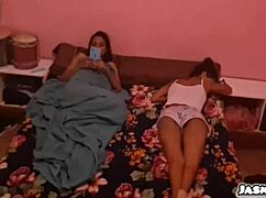 latina teens fucking outdoors next to friend in public