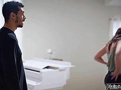 Guy Gets Into Stepbrother's Wife's Panties For Big Cock Action