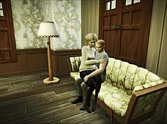 madrasta horny with enteado in bed - ep 1 - happy sims