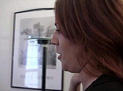 Redhead Alisha Adams Gives Handjob Cumshot