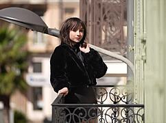 Abby, petite 18+ coquine, craves a big cock for rough fucking