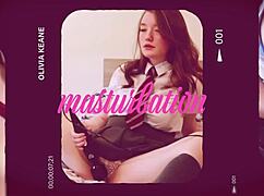 why does this gorgeous british teen suck cock and play with cum?