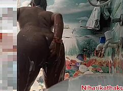 I'm Bathing In Bathroom With Pussy Exposed