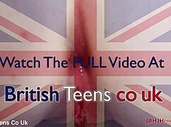 British Teen's First Anal