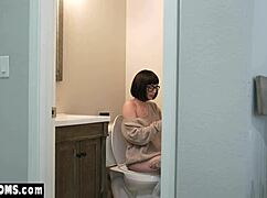 Desperate milf stepmom olive glass steals and fingers pussy