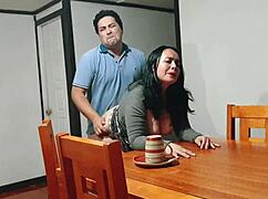 I Fucked My Stepmother While Clearing The Table!