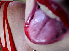 Giantess fantasy putting tiny guy in mouth