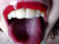 Giantess fantasy putting tiny guy in mouth