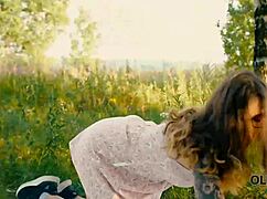 Old4k's Handsome Old Man Convinces Busty Gal for Intimate Forest Meeting