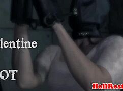 Tattooed BDSM Sub Gets Roughly Dominated With Clamps And Whipped By Master!