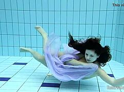 aneta purple dress pool