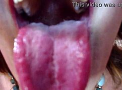 Giantess fantasy putting tiny guy in mouth