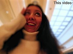 Public urination in jeans at mall