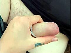 mountain blowjob with huge cumload, so wild