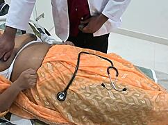 Doctor having fun with lady